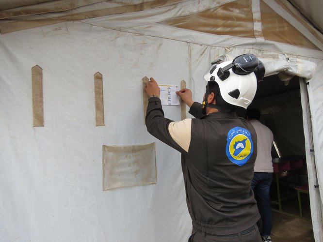 White Helmets volunteers, Qunaitra, 2018